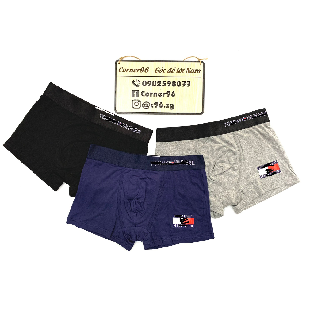 Quần Lót Nam Quần Sịp Boxer Quần Sịp Đùi ToMMy Chất Cotton Mềm Mại Co Giãn Thoải Mái Phong Cách Nam Tính