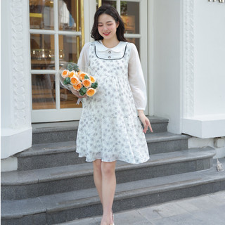 MEDYLA - Váy bầu mùa hè thiết kế tơ lót lụa đầm bầu thiết kế cho bầu mặc đi làm dự tiệc - VTX1515