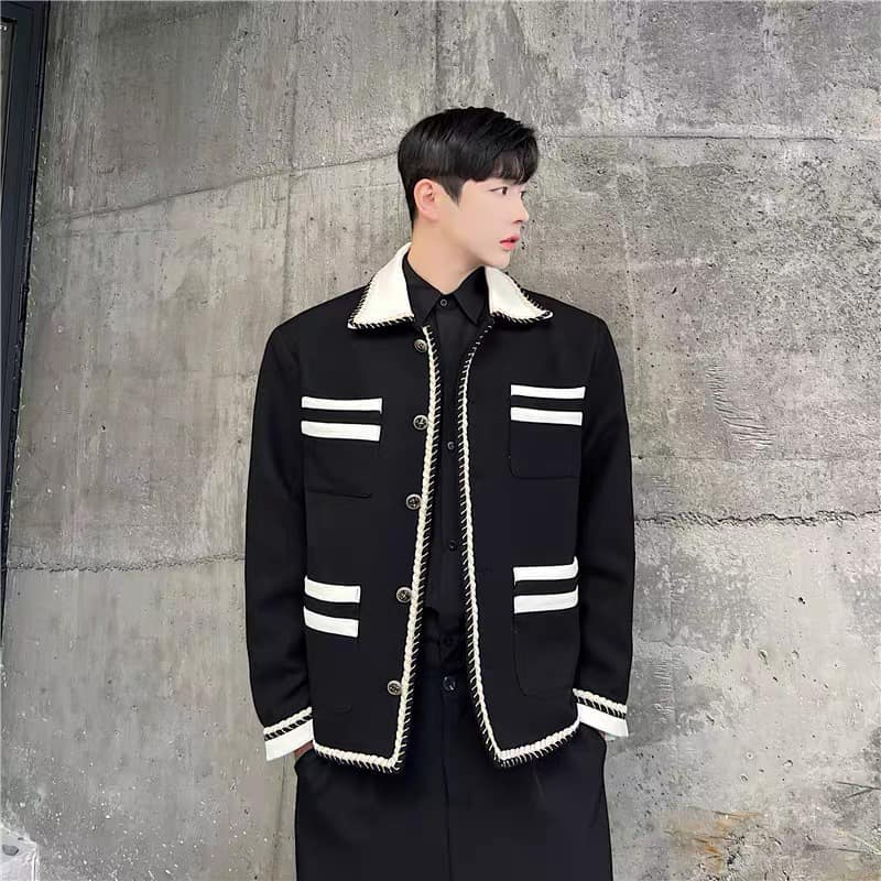 Áo Khoác Nam Phong Cách Layer Chất Dạ Cao Cấp Size 50->90kg