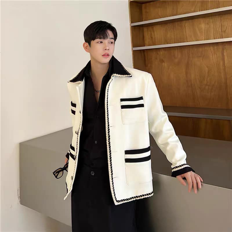 Áo Khoác Nam Phong Cách Layer Chất Dạ Cao Cấp Size 50->90kg