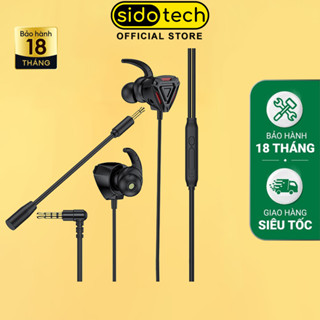 Tai nghe gaming có mic SIDOTECH G3M cho điện thoại dùng cho game thủ chơi game mobile Pubg FF Liên quân Tốc chiến ROS