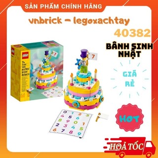 Bộ lego 40382 birthday cake bánh kem sinh nhật