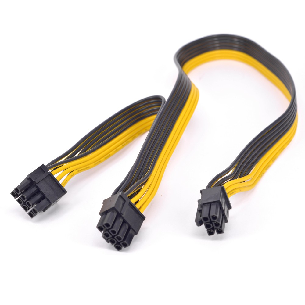Dây 6pin ra 2 đầu 8pni  pin cho nguồn server, main.