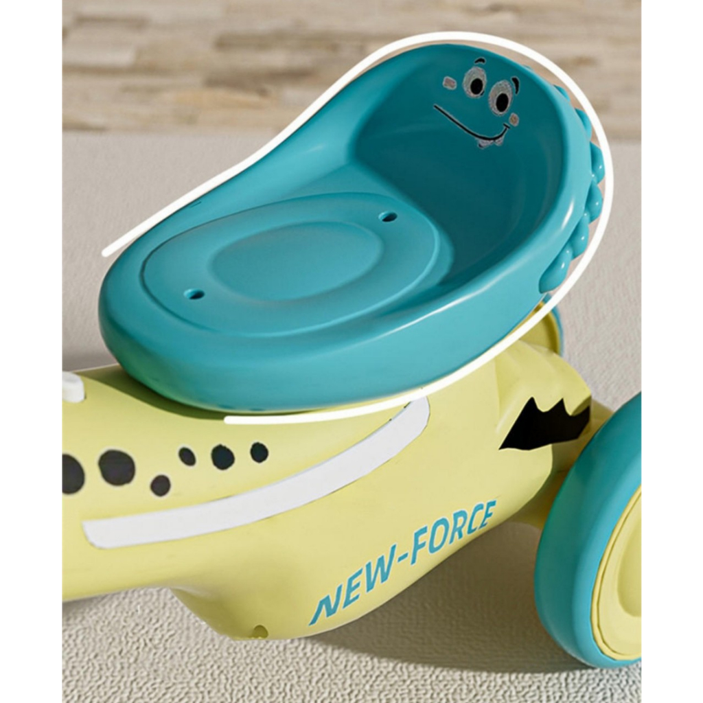 Xe chòi khủng long mẫu mới 2202 cao cấp trang bị đèn và nhạc