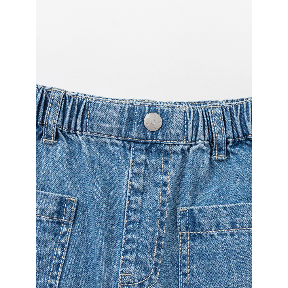 Quần short jeans bé gái kiểu dáng năng động BALABALA - KIDS 202223110007