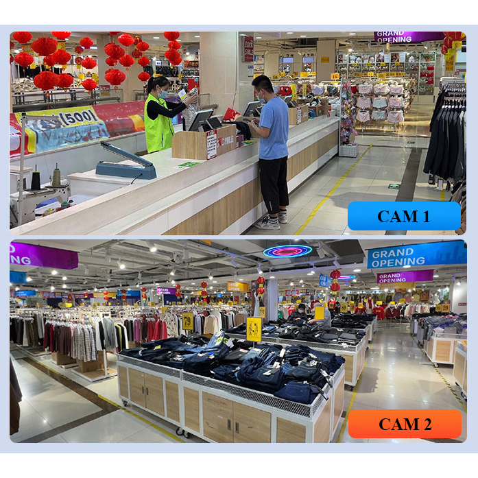 Camera Wifi Yoosee 2 Mắt 4.0MPX - 2K Siêu Nét, Loa Kép Công Suất Lớn, Đèn Cảnh Báo- Camera Q30 PTZ Siêu Rộng Siêu Nét