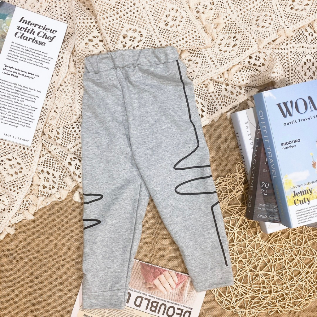 Quần dài QATE368 in hình ngộ nghĩnh cho bé - Quần dài bé trai và bé gái TB376