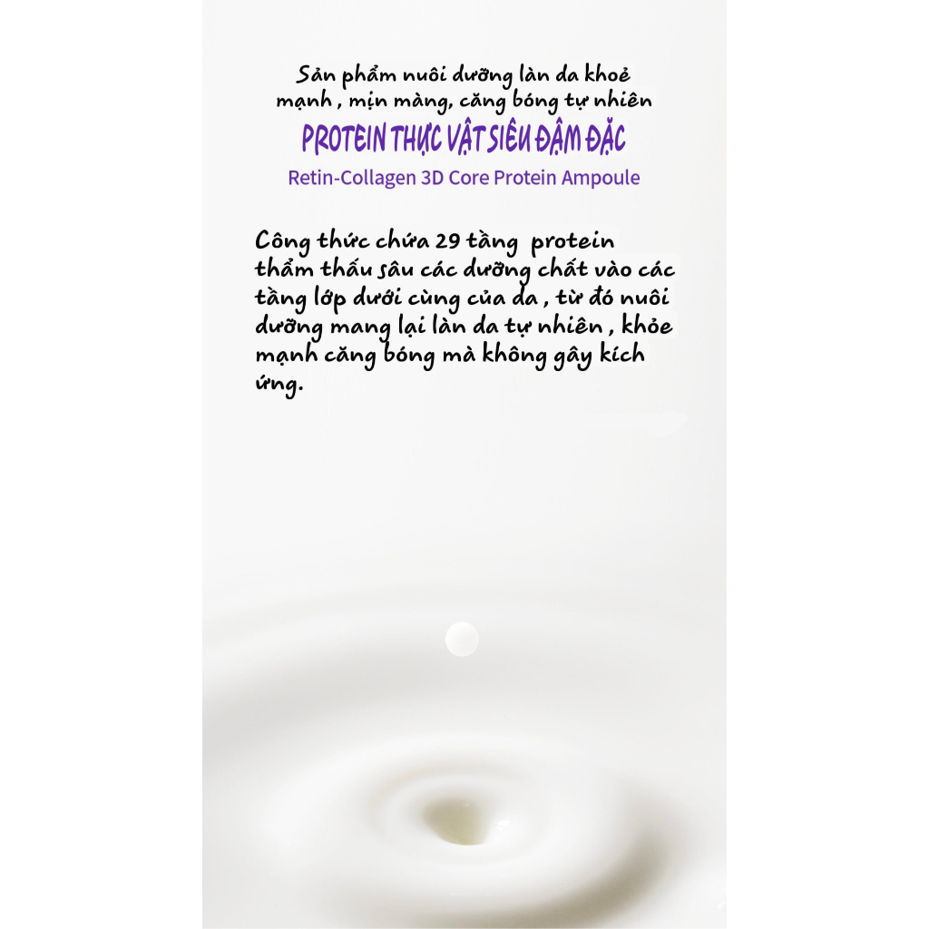 Serum căng bóng xoá nhăn trẻ hoá da Fraijour Retin-Collagen 3D Core Ampoule 50ml