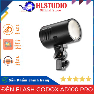 Đèn Flash Godox AD100 Pro AD100Pro II TTL HSS Pin Lithium HL Studio