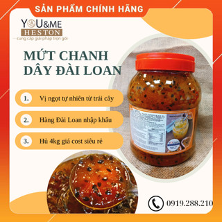 Mứt chanh dây nguyên thịt nguyên hạt Đài Loan