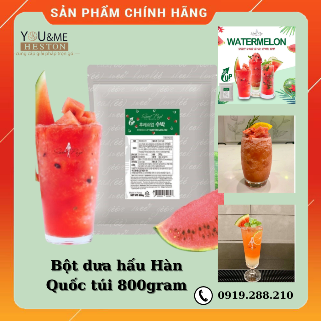 Bột vị dưa hấu Sweet Page Hàn Quốc (bột pha chế hương dưa hấu)