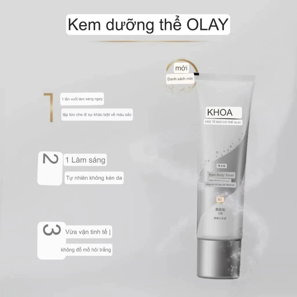 Dưỡng thể dưỡng trắng nâng tone OLAY Body CellScience - Tone Up Body Lotion Cao Cấp 135g / Subeo Beauty