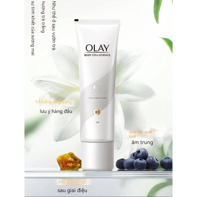 Dưỡng thể dưỡng trắng nâng tone OLAY Body CellScience - Tone Up Body Lotion Cao Cấp 135g / Subeo Beauty