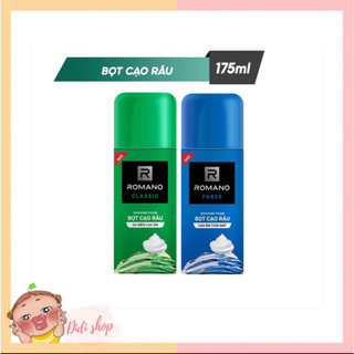Bọt cạo râu cao cấp Romano bọt mịn cạo êm 175gr