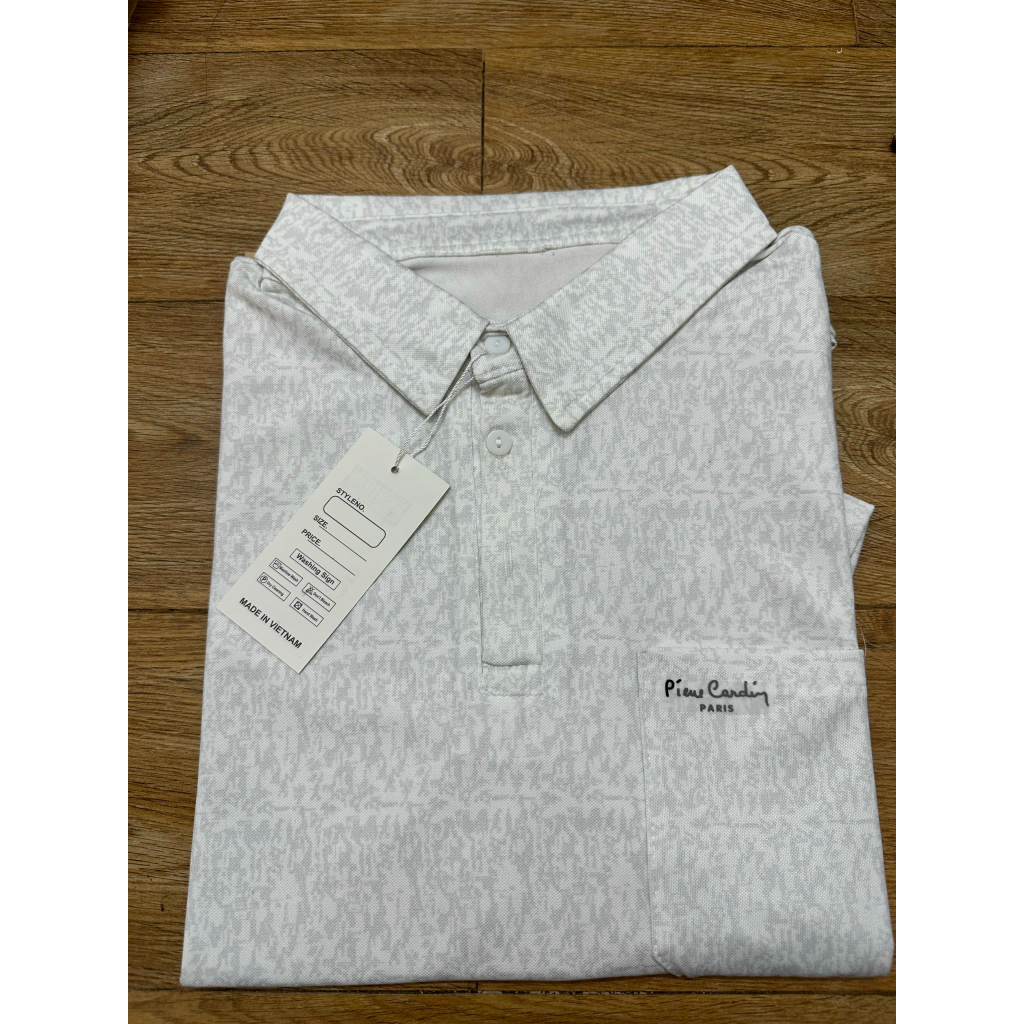 Áo nam cổ polo hoa tiet in vân đẹp và chất