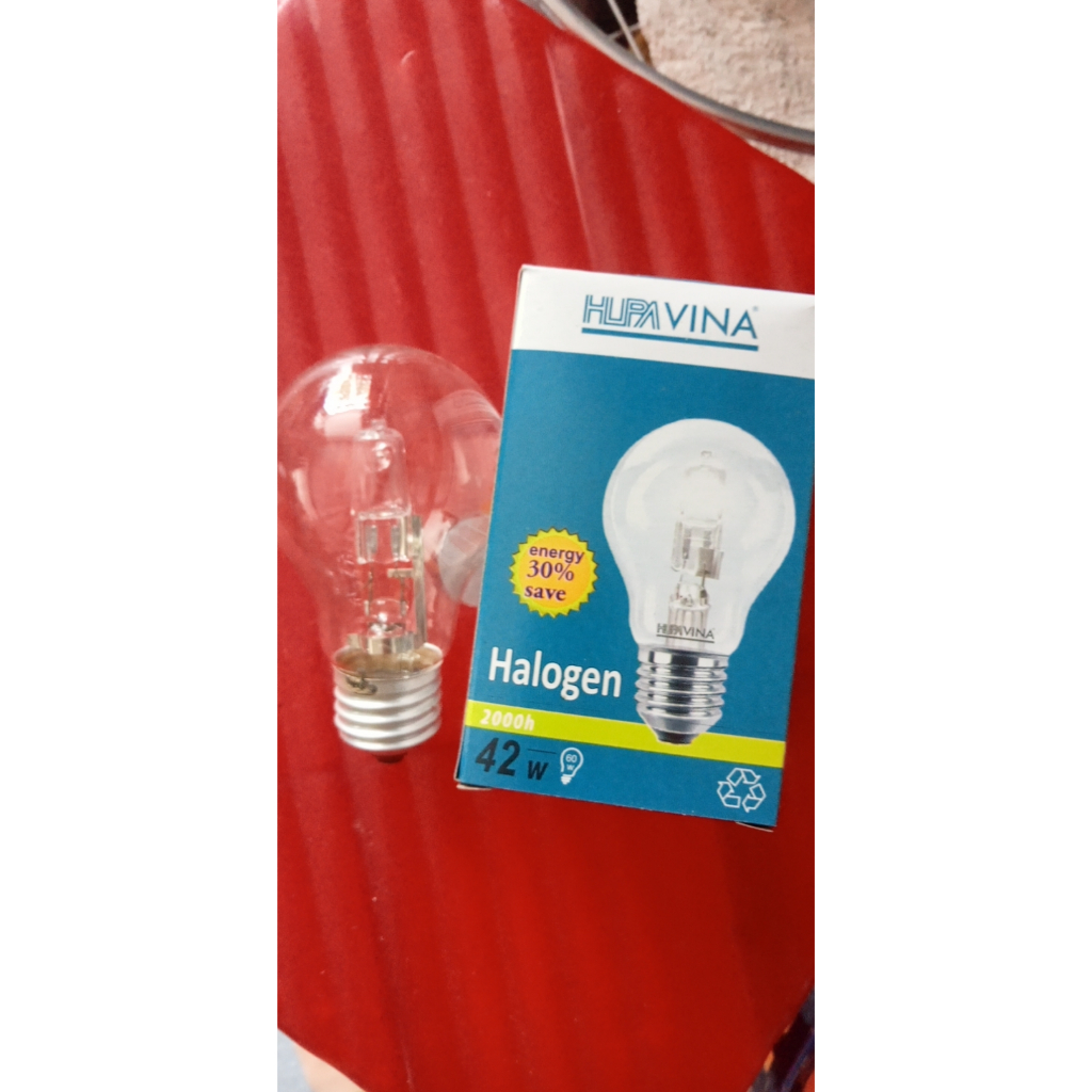 Bóng đèn halogen 28w và 42w ánh sáng vàng