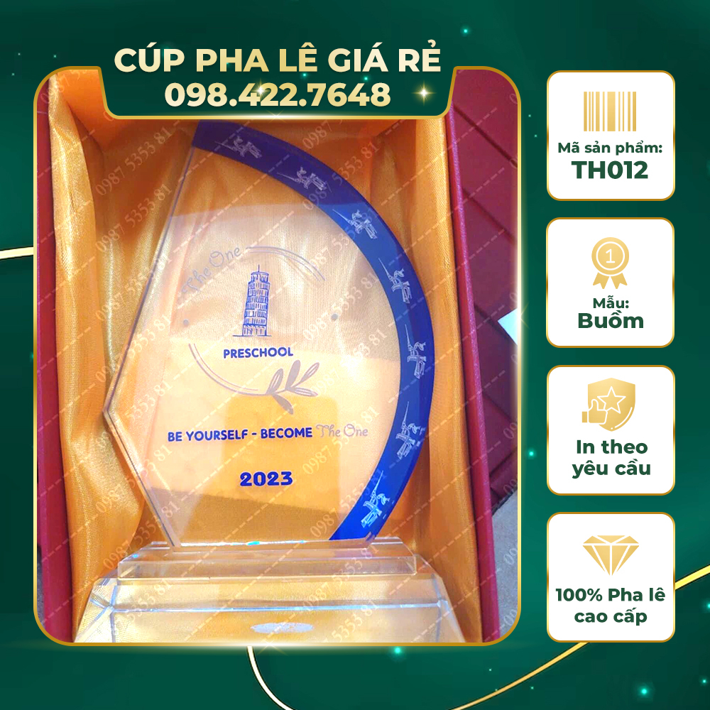 Mẫu Cúp Hình Buồm, Cúp Pha Lê, Lưu Niệm In Logo Công Ty, In Theo Yêu Cầu