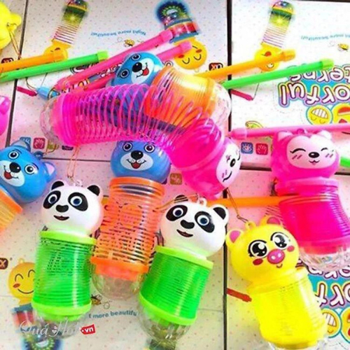Lồng Đèn Hoạt Hình Lò Xo Phát Sáng Dễ Thương Cho Bé