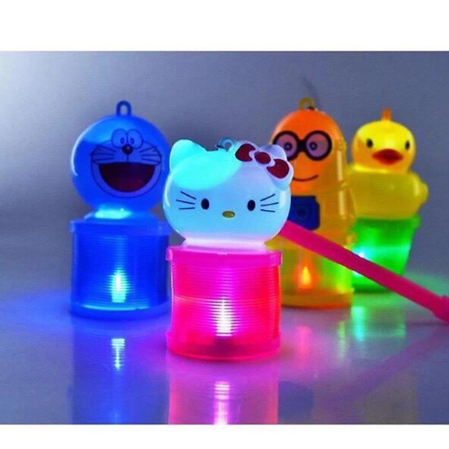 Lồng Đèn Hoạt Hình Lò Xo Phát Sáng Dễ Thương Cho Bé