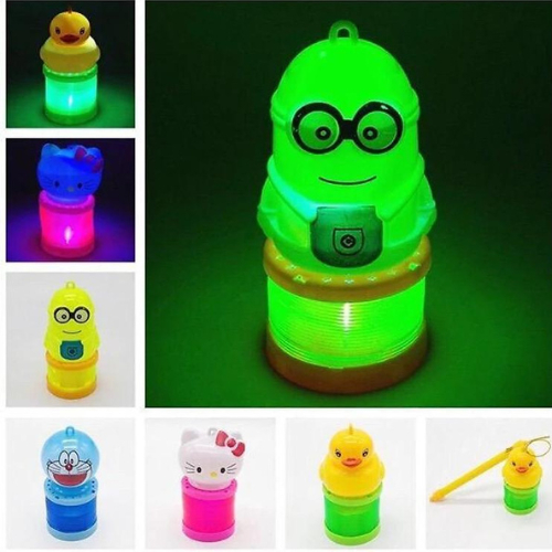 Lồng Đèn Hoạt Hình Lò Xo Phát Sáng Dễ Thương Cho Bé