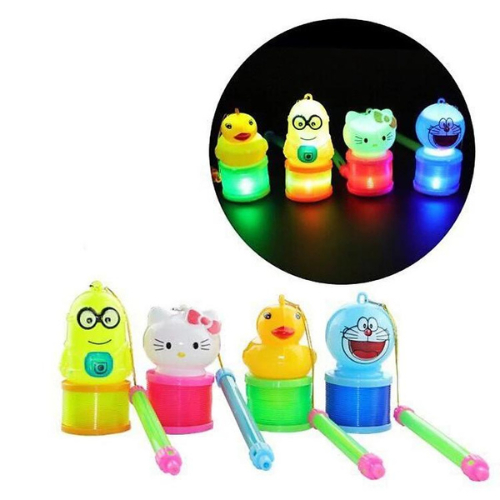 Lồng Đèn Hoạt Hình Lò Xo Phát Sáng Dễ Thương Cho Bé