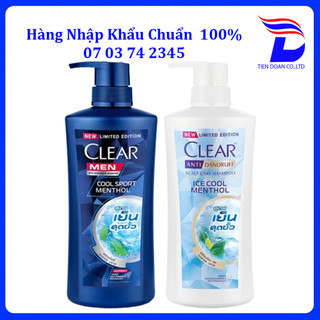 Dầu gội Clear ⚡ HÀNG NHẬP KHẨU ⚡ Thái Lan đủ loại nhập khẩu chính hãng 450ml date mới