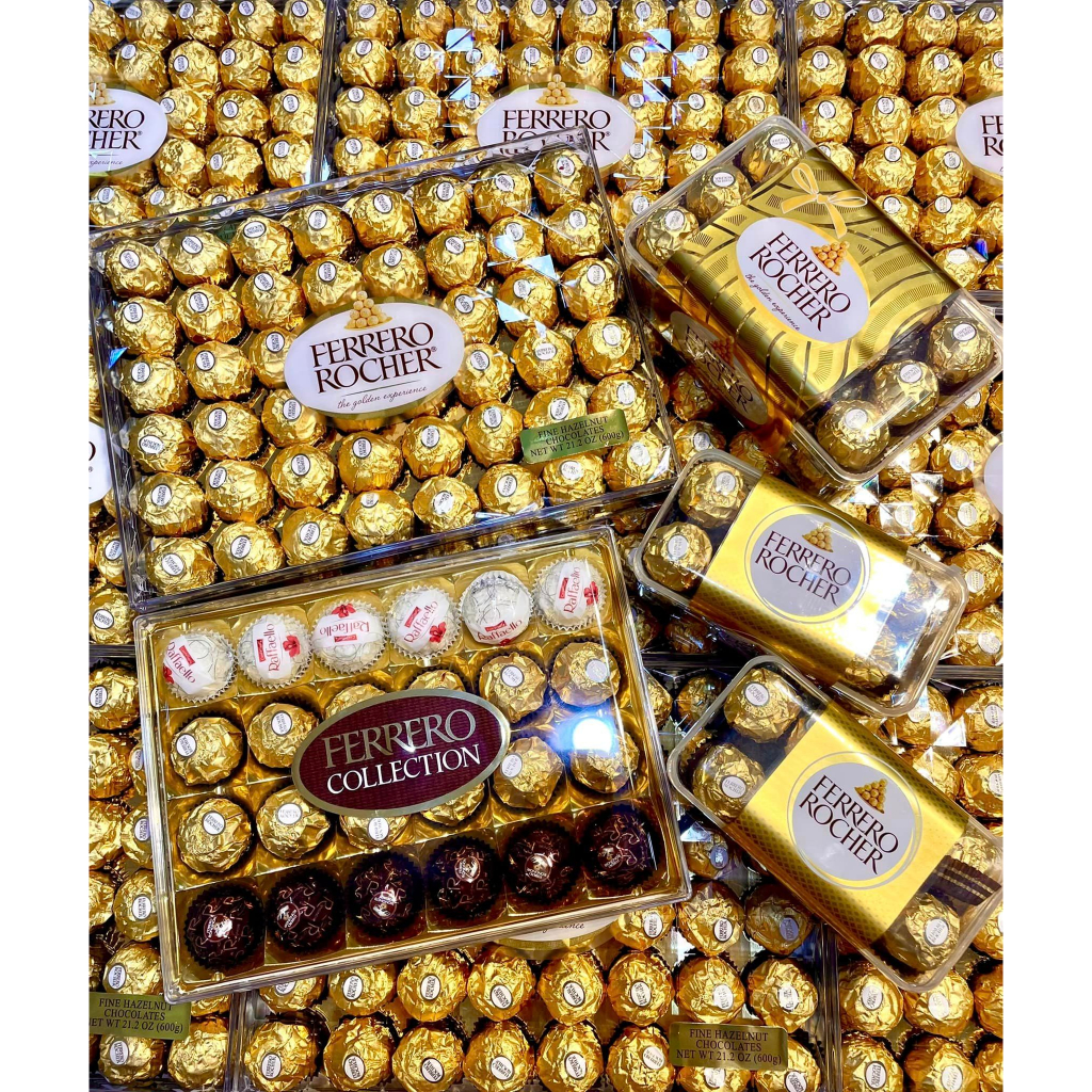 Socola Ferrero Rocher Đủ Loại Của Đức - 5 viên, 16 viên, 8 viên , 15 viên mix , 24 viên...
