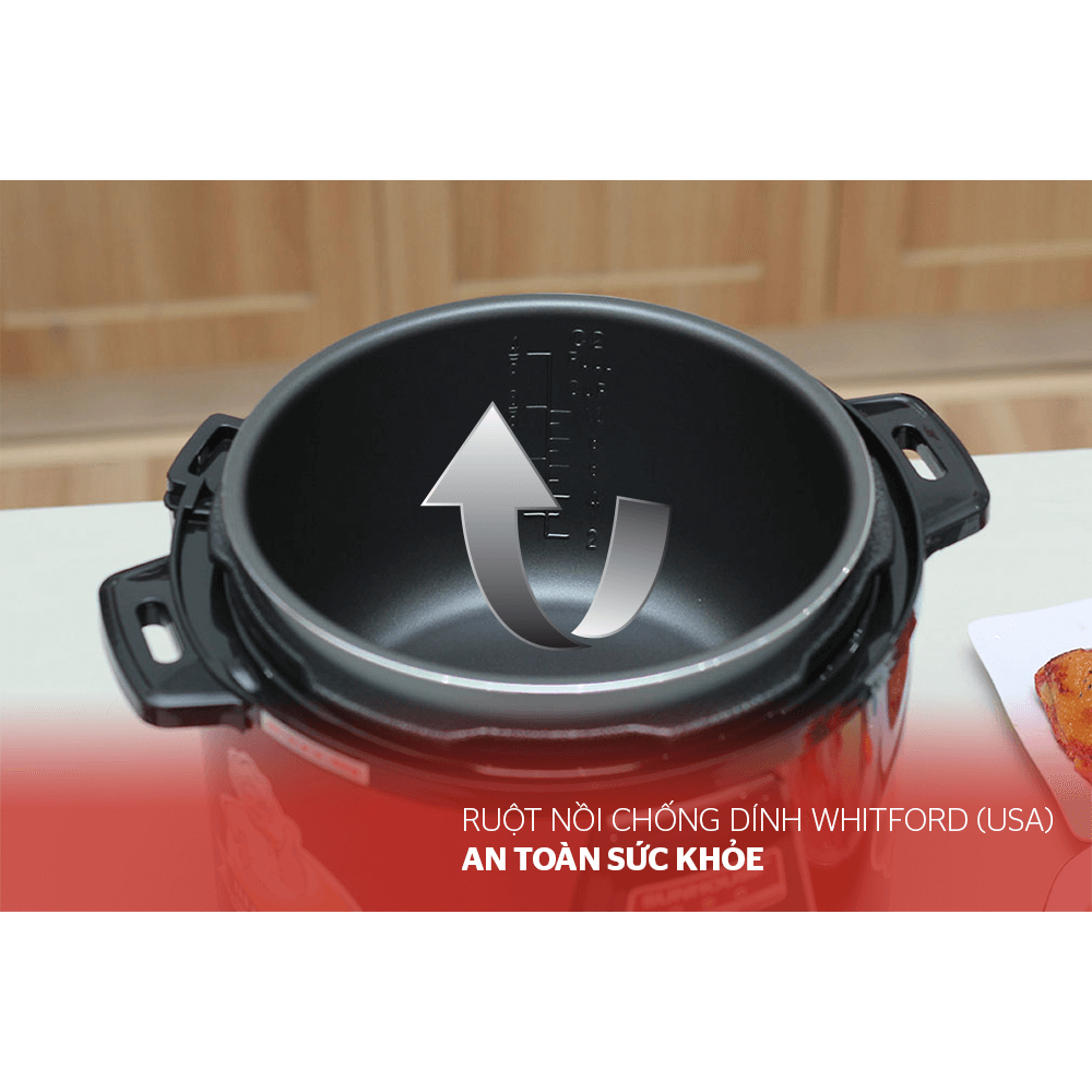 Nồi áp suất điện đa năng SUNHOUSE SHD1552 Công suất 900W  Bảo hành chính hãng 12 tháng