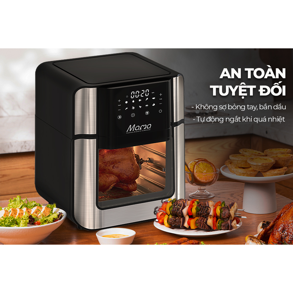 Nồi chiên không dầu 15L SUNHOUSE MAMA SHD4088