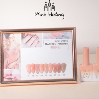 Set sơn thạch very good nail 9 màu kèm bảng màu