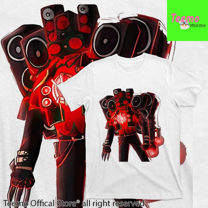 Áo Thun Trẻ Em Skibidi Toilet SpeakerMan dễ thương Vải mềm mịn