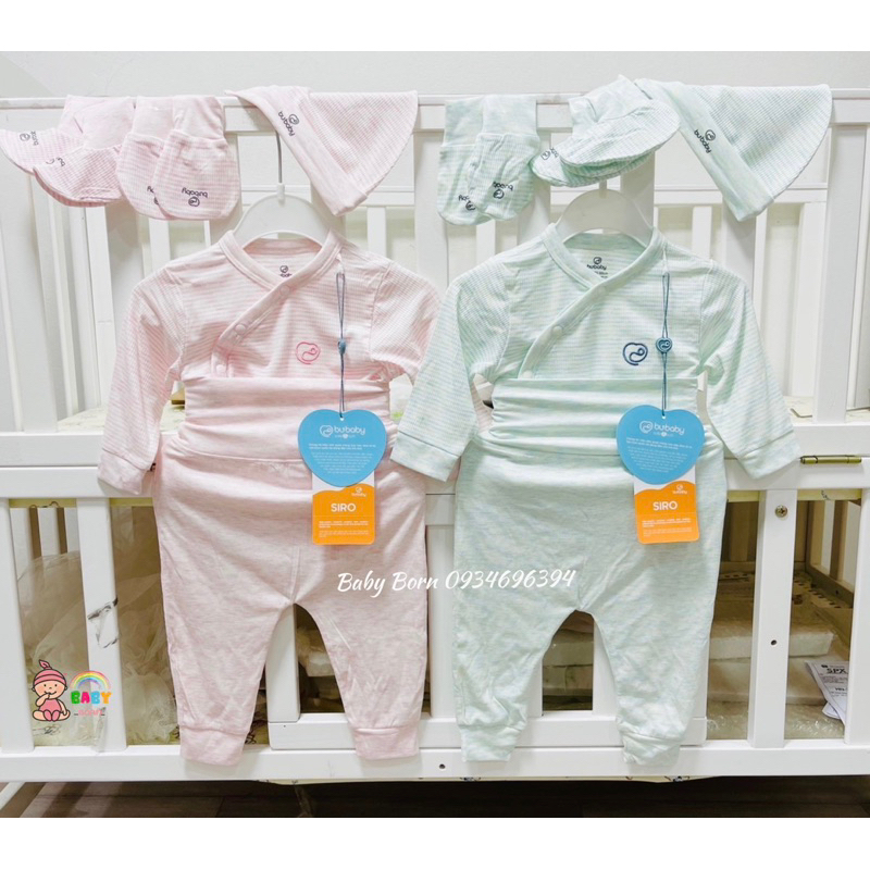 Bu Baby - Bộ dài tay cài chéo Joyful - BU Siro BSR110800