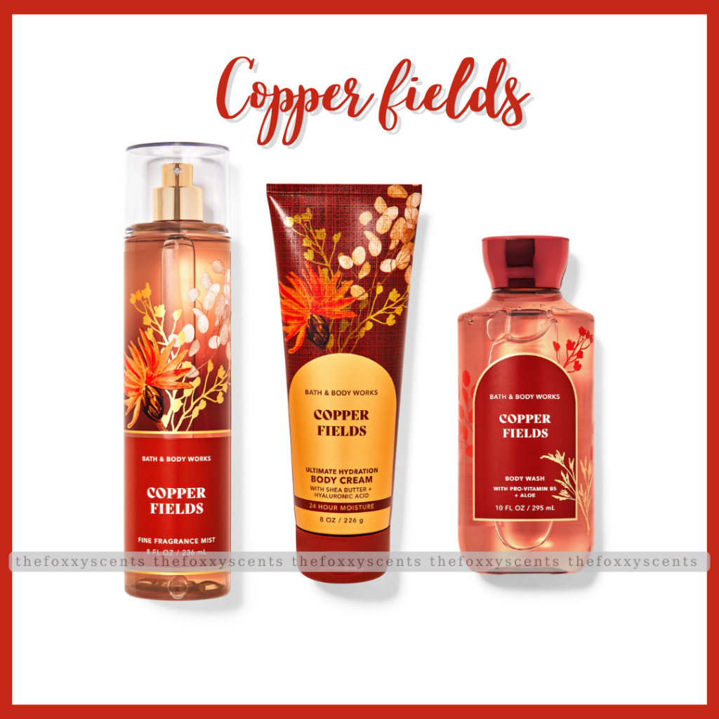 [US ONLY] TRỌN BỘ COPPER FIELDS -  Bath&BodyWorks
