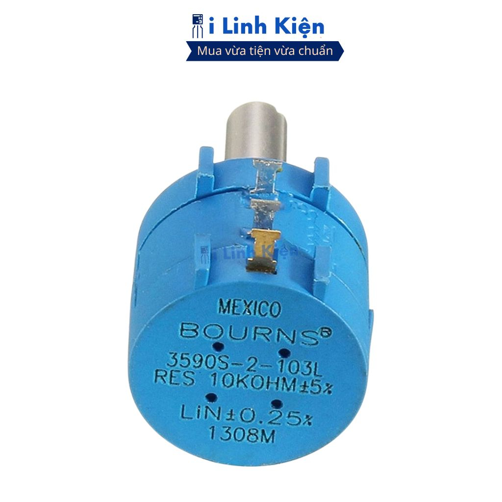 Chiết áp đơn 10K 3590S-2-103L 2W xoay nhiều vòng chính hãng ilinhkien