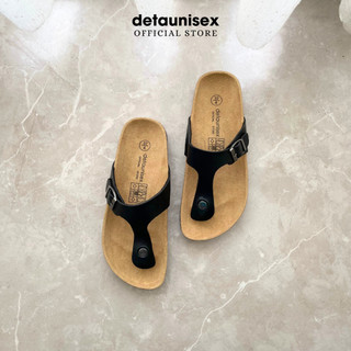 Dép lê đế trấu kẹp ngón nam nữ Birken thời trang Detaunisex - DETA11