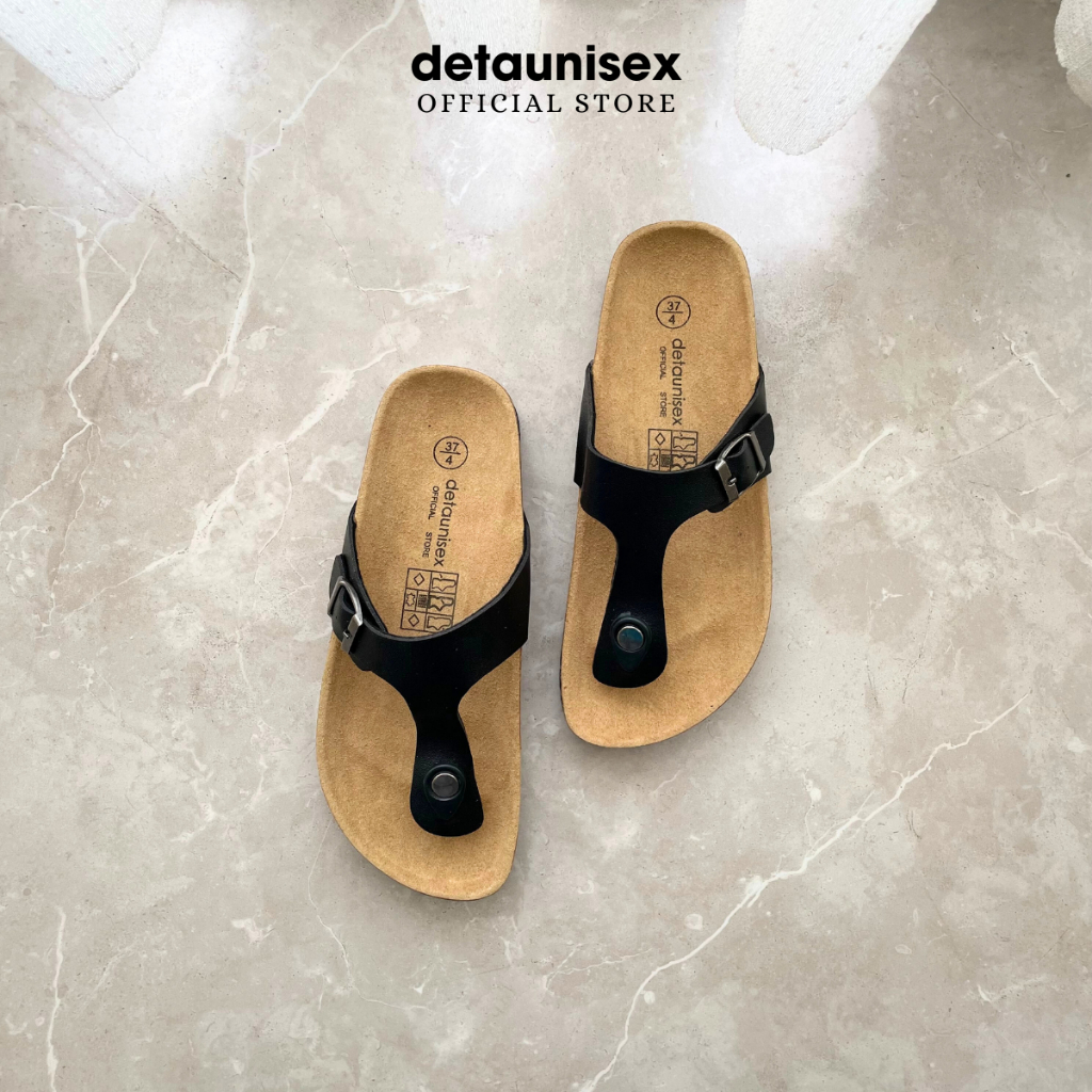 Dép đế trấu kẹp ngón Birken thời trang công sở Detaunisex - DETA11