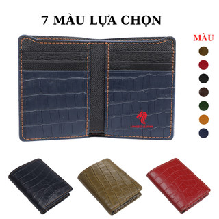 Ví da bò đẹp da bò thật - Bảo hành 5 năm - Thương hiệu uy tín Longdo Leather - BD07