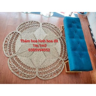 Thảm cói hoa