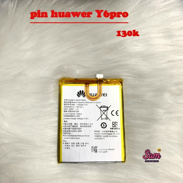 Pin Huawei Y7 Pro / Nova 3i / Y9  / Y6 Pro / Nova 3E / Y7 Pro  / Y52 / Y3
