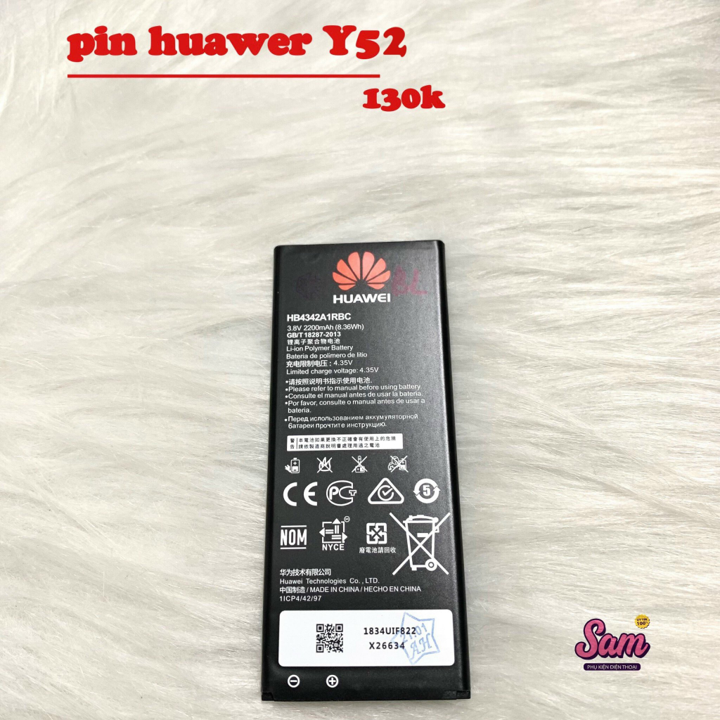 Pin Huawei Y7 Pro / Nova 3i / Y9  / Y6 Pro / Nova 3E / Y7 Pro  / Y52 / Y3
