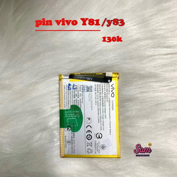 Pin Vivo Y91 / Y91C / Y81 / Y83 / Y97 / Y67 / Y11 / Y12 / Y15 / Y17 / Vivo S1 / Y21s