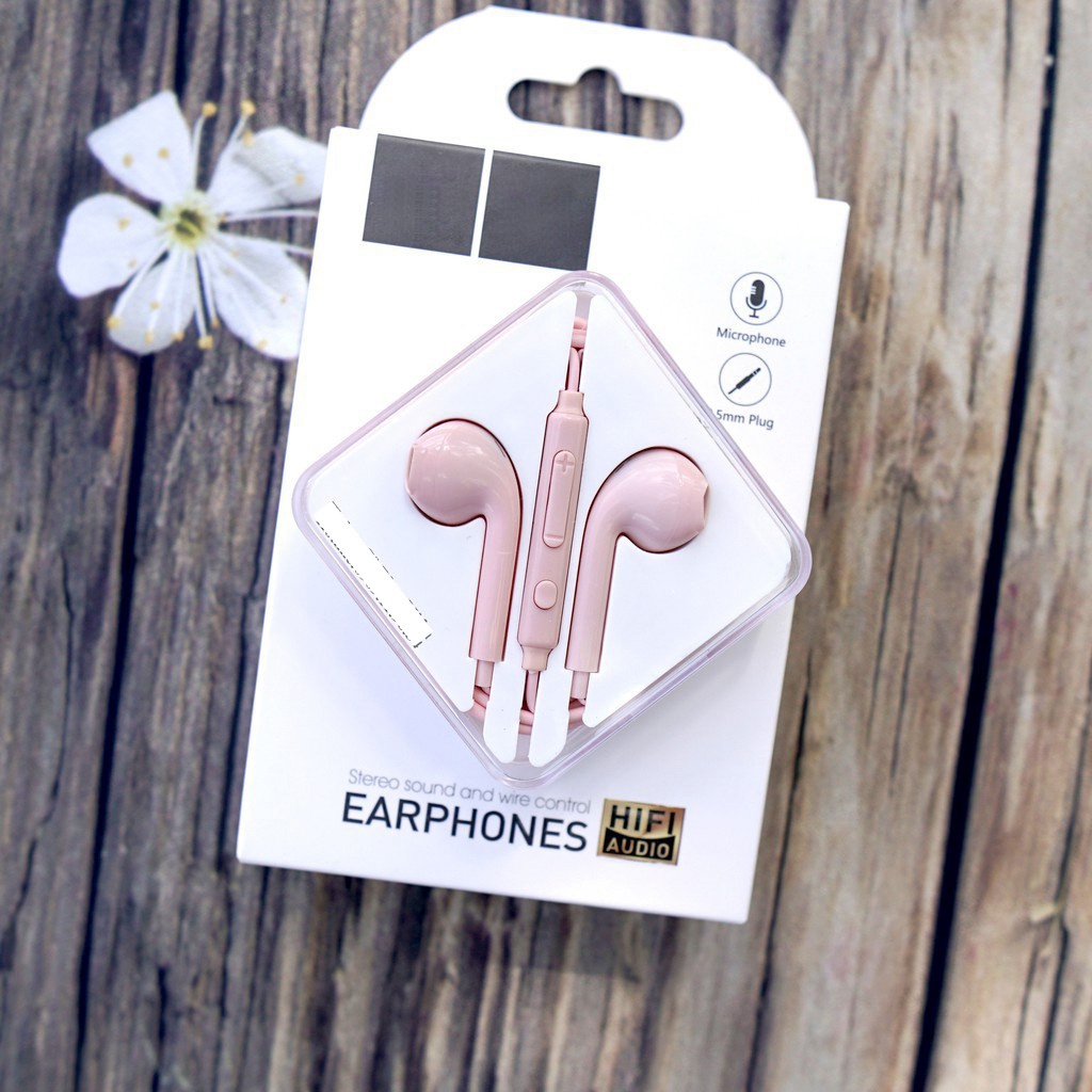 Tai nghe có dây M55 Jack 3,5mm nhét tai có micro Gaming chống ồn giá rẻ PK DO GIA Bảo hành 6 tháng M55