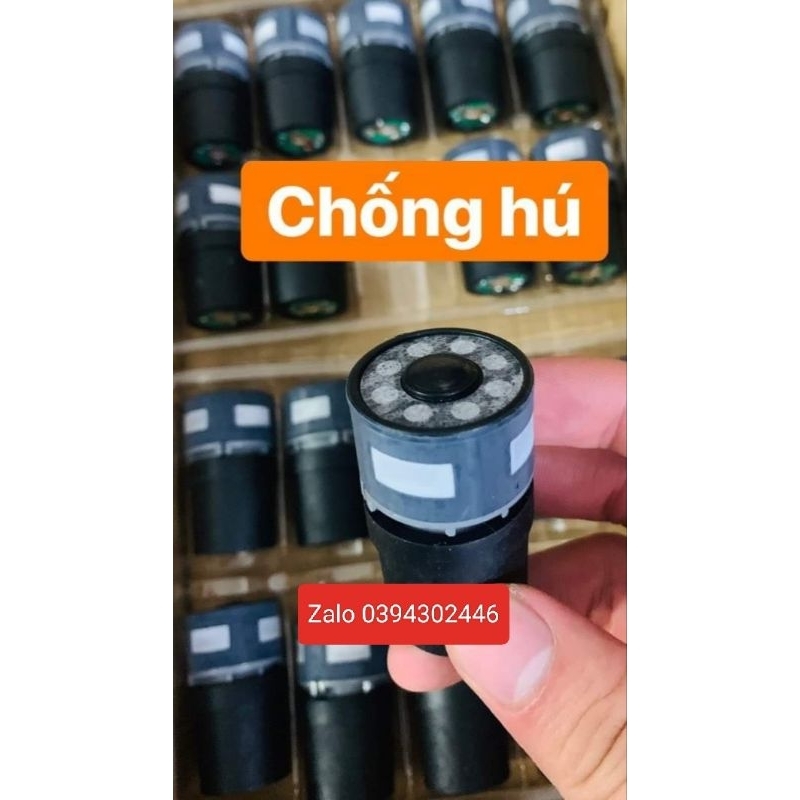 CỦ MÍC KHÔNG DÂY CHỐNG HÚ . Côn míc sịn  , thấy thế cho tất cả các loại Míc , COIL HÚT ÂM TỐT