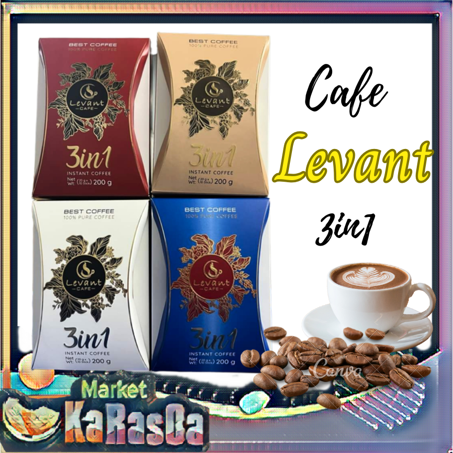 Cà Phê Hoà Tan Levant/ Levant Coffee 3in1 Việt Nam Hộp 200G