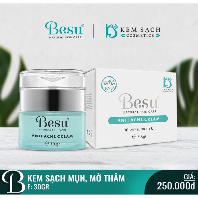 Kem Dưỡng Besu Trắng da, sạch Mụn, Thâm MUA 1 TẶNG 1