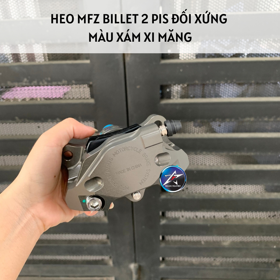HEO MFZ BILLET 2 PIS ĐỐI XỨNG XÁM XI MĂNG/BẠC/VÀNG TITAN