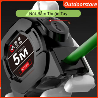 Thước Cuộn Thép, Thước Kéo, Thước Rút Bằng Thép Carbon, Phủ Huỳnh Quang Có Thể Nhìn Trong Tối Loại Dài 5m và 10m