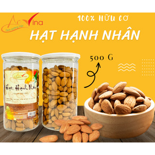 500g hạt hạnh nhân mỹ sấy chín, nguyên vị