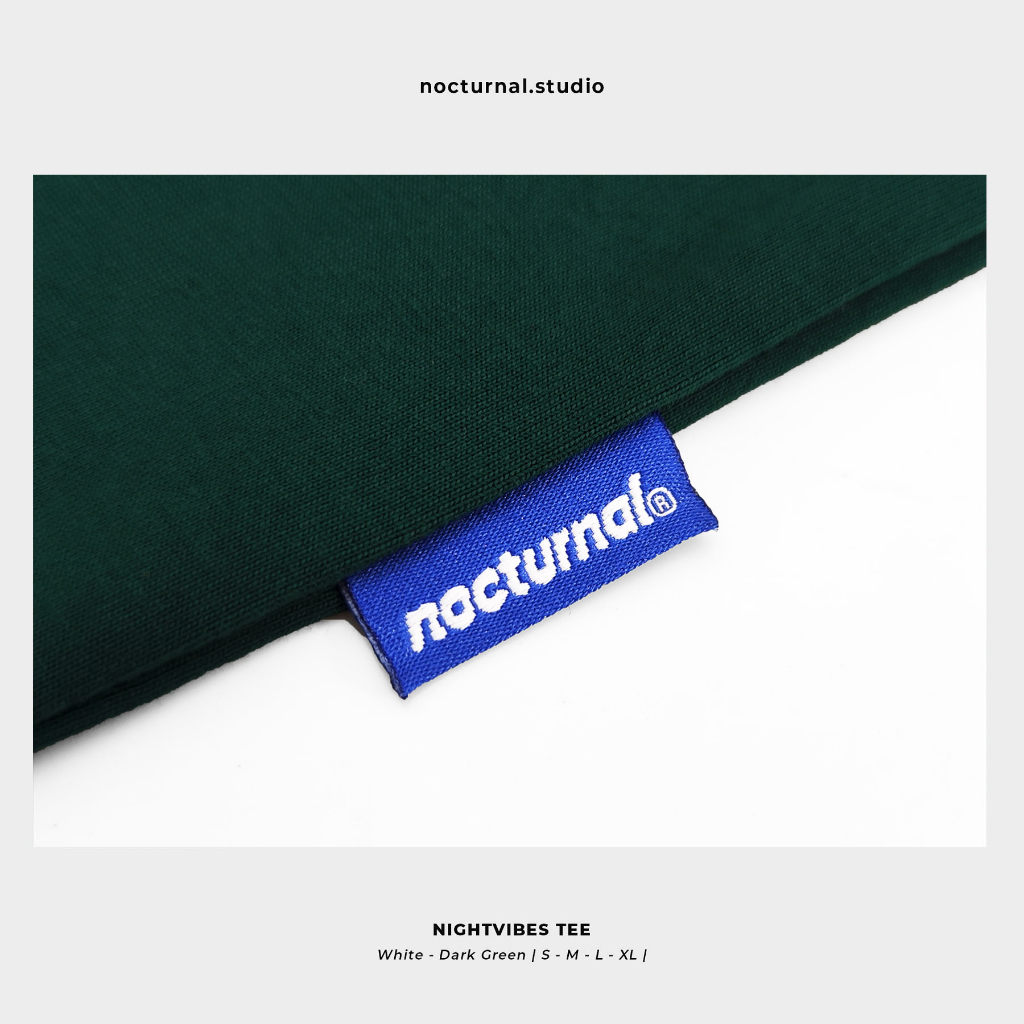 Áo Thun In Phồng Oversize NOCTURNAL Nightvibes Tee Cotton 100% Local Brand Unisex Form Rộng Tay Lỡ
