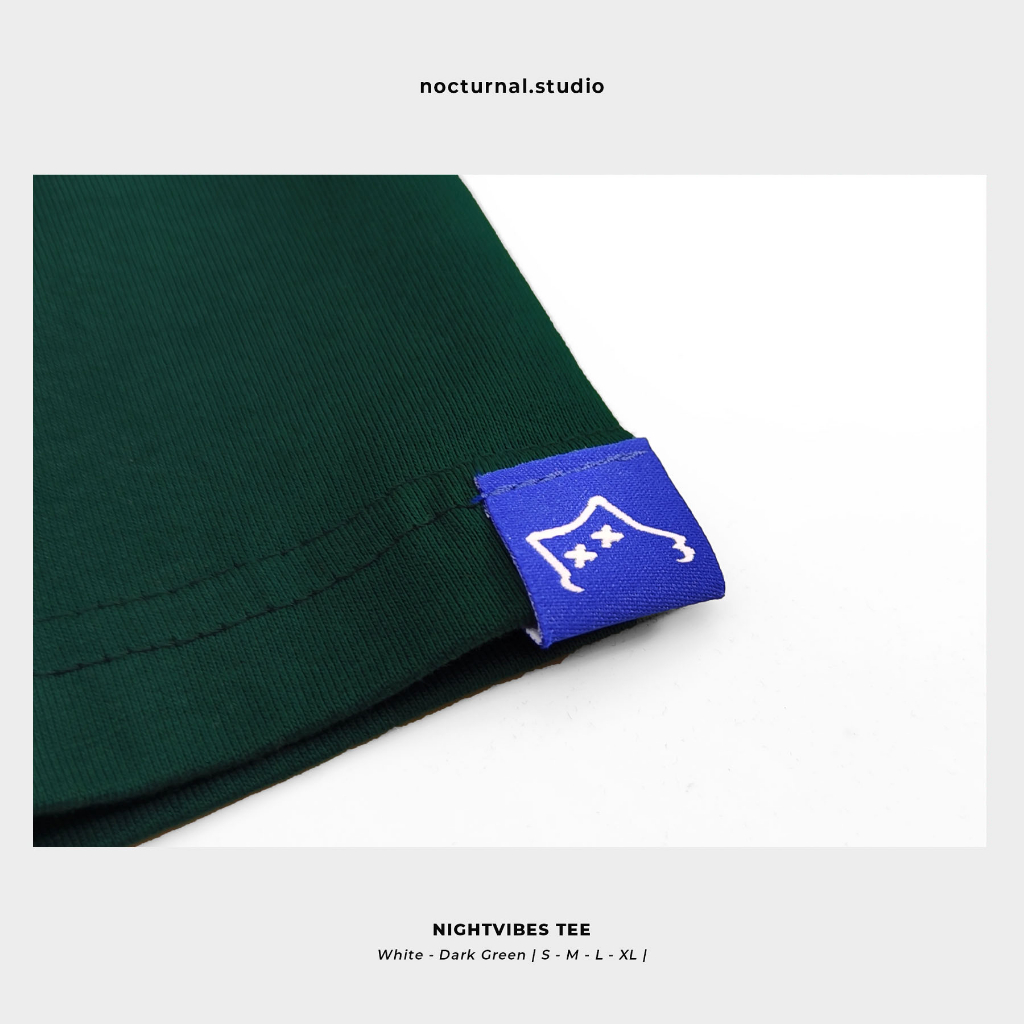Áo Thun In Phồng Oversize NOCTURNAL Nightvibes Tee Cotton 100% Local Brand Unisex Form Rộng Tay Lỡ